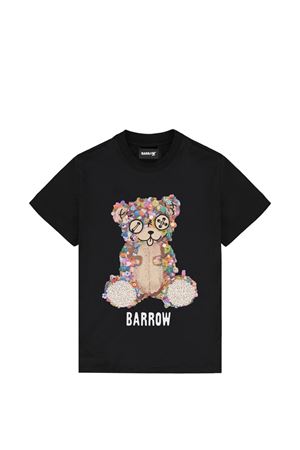 black cotton t-shirt BARROW KIDS | S6BKJGTH177110